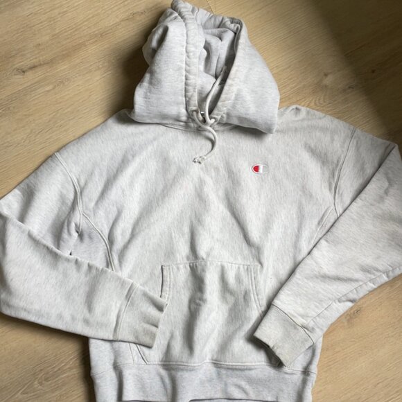 Champion Light Grey Hoodie - Picture 1 of 1